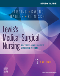 Omslagafbeelding: Study Guide for Lewis' Medical-Surgical Nursing 12th edition 9780323792387