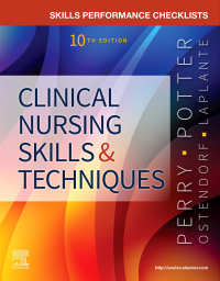 Cover image: Skills Performance Checklists for Clinical Nursing Skills & Techniques 10th edition 9780323758765