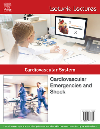 Imagen de portada: Lecturio Lectures - Cardiovascular System: Cardiovascular Emergencies and Shock 1st edition 9780323798785