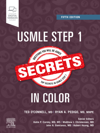 Cover image: USMLE Step 1 Secrets in Color 5th edition 9780323810609