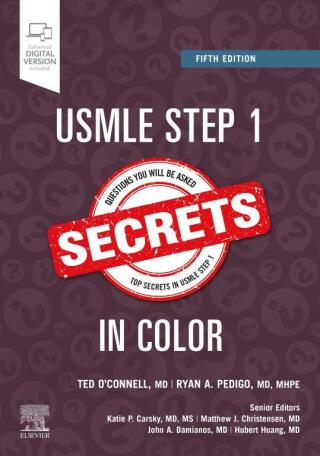Cover image: USMLE Step 1 Secrets in Color 5th edition 9780323810609