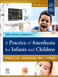 Cover image: A Practice of Anesthesia for Infants and Children 7th edition 9780323825603