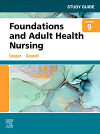 Cover image: Study Guide for Foundations and Adult Health Nursing 9th edition 9780323812061