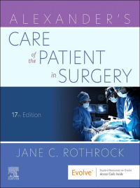 Cover image: Alexander's Care of the Patient in Surgery 17th edition 9780323776806