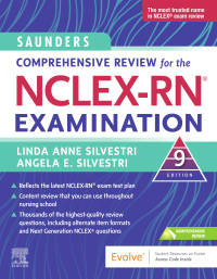 Imagen de portada: Saunders Comprehensive Review for the NCLEX-RN® Examination 9th edition 9780323795302