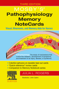 Omslagafbeelding: Mosby's® Pathophysiology Memory NoteCards 3rd edition 9780323832298