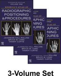 Cover image: Merrill's Atlas of Radiographic Positioning and Procedures - 3-Volume Set 15th edition 9780323832793