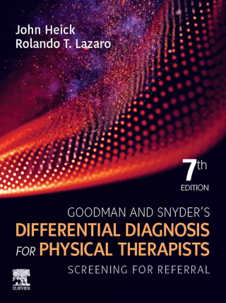 Cover image: Goodman and Snyder’s Differential Diagnosis for Physical Therapists 7th edition 9780323722049