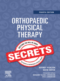 Cover image: Orthopaedic Physical Therapy Secrets 4th edition 9780323846578