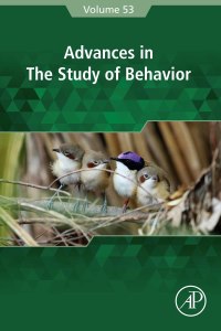 Cover image: Advances in the Study of Behavior 9780128245842