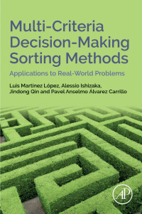 Cover image: Multi-Criteria Decision-Making Sorting Methods 1st edition 9780323852319