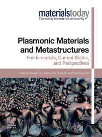 Cover image: Plasmonic Materials and Metastructures 1st edition 9780323853798