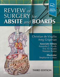 Cover image: Review of Surgery for ABSITE and Boards 3rd edition 9780323870542