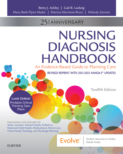 Nursing Diagnosis Handbook, Revised Reprint with 2021-2023 NANDA-I® Updates, 12th Edition - FULL INSTANT DOWNLOAD | PDF DOCX EPUB