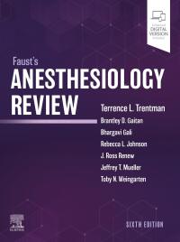 صورة الغلاف: Faust's Anesthesiology Review 6th edition 9780323879163
