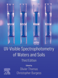 Imagen de portada: UV-Visible Spectrophotometry of Waters and Soils 3rd edition 9780323909945