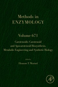 Cover image: Carotenoids: Carotenoid and Apocarotenoid Biosynthesis, Metabolic Engineering and Synthetic Biology 9780323913539