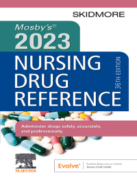 Imagen de portada: Mosby's 2023 Nursing Drug Reference 36th edition 9780323930727