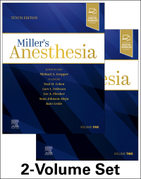 Cover image: Miller's Anesthesia, 2-Volume Set 10th edition 9780323935920