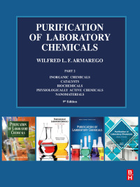 Imagen de portada: Purification of Laboratory Chemicals 9th edition 9780323909686