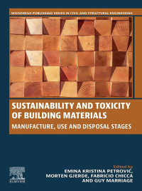 Imagen de portada: Sustainability and Toxicity of Building Materials 1st edition 9780323983365