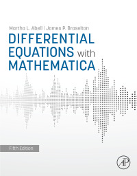 Imagen de portada: Differential Equations with Mathematica 5th edition 9780128241608