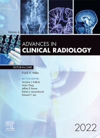 Imagen de portada: Advances in Clinical Radiology, 2022 1st edition 9780323987356