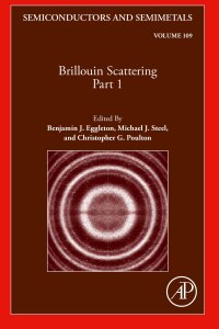 Cover image: Brillouin Scattering Part 1 9780323989299