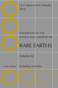 Imagen de portada: Handbook on the Physics and Chemistry of Rare Earths 1st edition 9780323989398