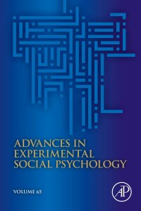 Titelbild: Advances in Experimental Social Psychology 9780323990783