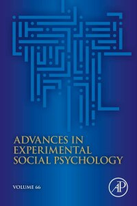 Titelbild: Advances in Experimental Social Psychology 1st edition 9780323990806