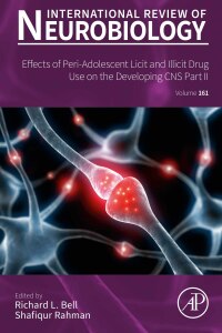 Immagine di copertina: Effects of Peri-Adolescent Licit and Illicit Drug Use on the Developing CNS: Part II 9780323992602