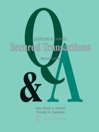 Cover image: Questions & Answers: Secured Transactions 2nd edition 9781422483466