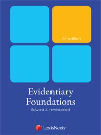 Cover image: Evidentiary Foundations 8th edition 9780769847696