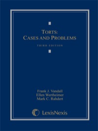 Cover image: Torts: Cases and Problems 3rd edition 9780769846897