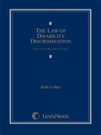 Cover image: The Law of Disability Discrimination 7th edition 9781422473276