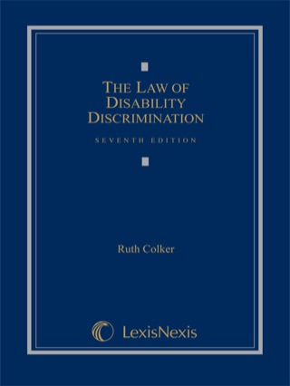 Cover image: The Law of Disability Discrimination 7th edition 9781422473276