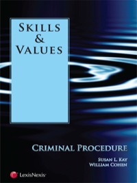 Cover image: Skills & Values: Criminal Procedure 9781422478431