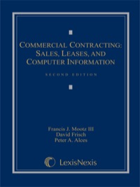 Cover image: Commercial Contracting: Sales, Leases, and Computer Information 2nd edition 9781422423875