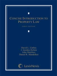 Cover image: Concise Introduction to Property Law 1st edition 9781422490556
