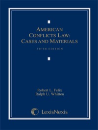 Cover image: American Conflicts Law: Cases and Materials 5th edition 9781422470411