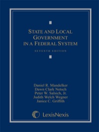 Cover image: State and Local Government in a Federal System 7th edition 9781422477700