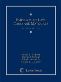 Cover image: Employment Law: Cases and Materials 5th edition 9781422490778