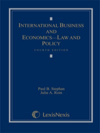 Cover image: International Business and Economics: Law and Policy 4th edition 9781422478929