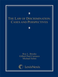 Cover image: The Law of Discrimination: Cases and Perspectives 9781422480380