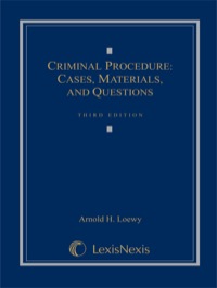 Cover image: Criminal Procedure: Cases, Materials, and Questions 3rd edition 9781422470367