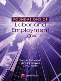 Cover image: Foundations of Labor and Employment Law 1st edition 9781422498842