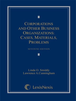 Cover image: Corporations and Other Business Organizations: Cases, Materials, Problems 7th edition 9781422476598