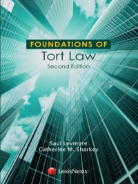 Cover image: Foundations of Tort Law 2nd edition 9781422498866