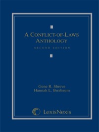 Cover image: A Conflict of Laws Anthology 2nd edition 9781422493397